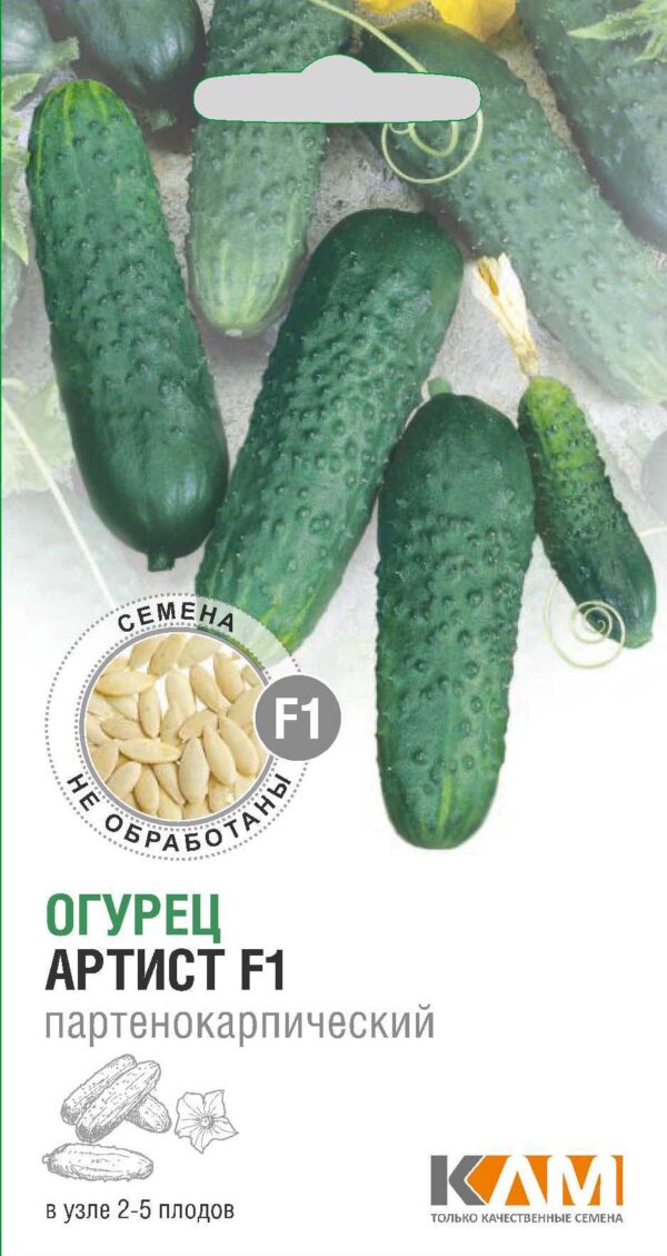 Огурец короткоплодный Артист F1 10 шт